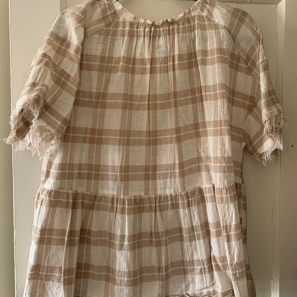Pilcro Anthropologie Gingham Top - Picture 5 of 7